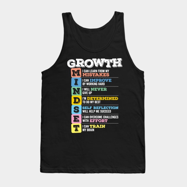 Growth Mindset Tank Top by DetourShirts